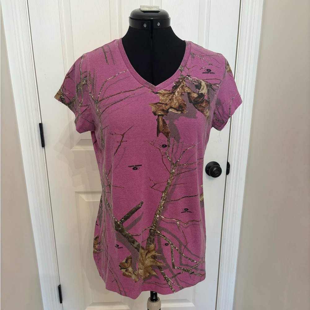 Pink Camouflage Women's Top